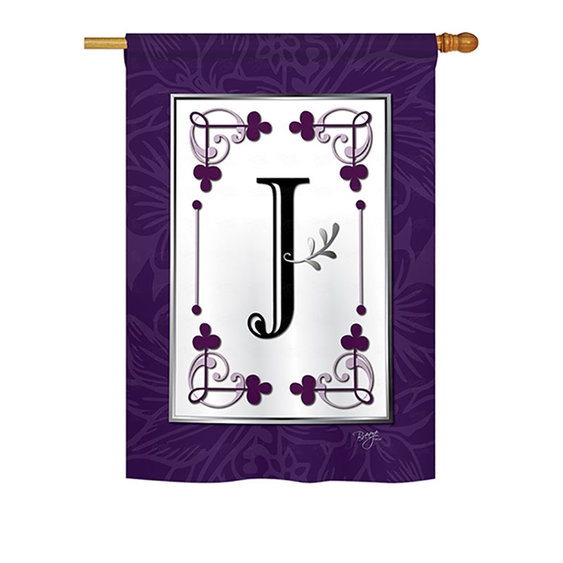 Drapeau de maison picard classique en polyester à 2 faces, H 40 po x l 28 po, J