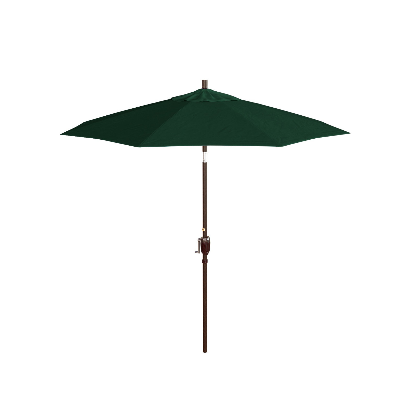 Lexia 7.5' Sunbrella® Umbrella, Canvas Forest Green Sunbrella® Canvas, Bronze