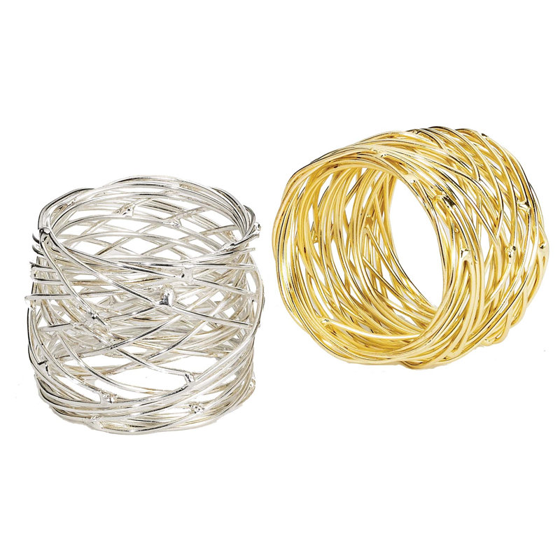 Tara Napkin Ring, Nickel