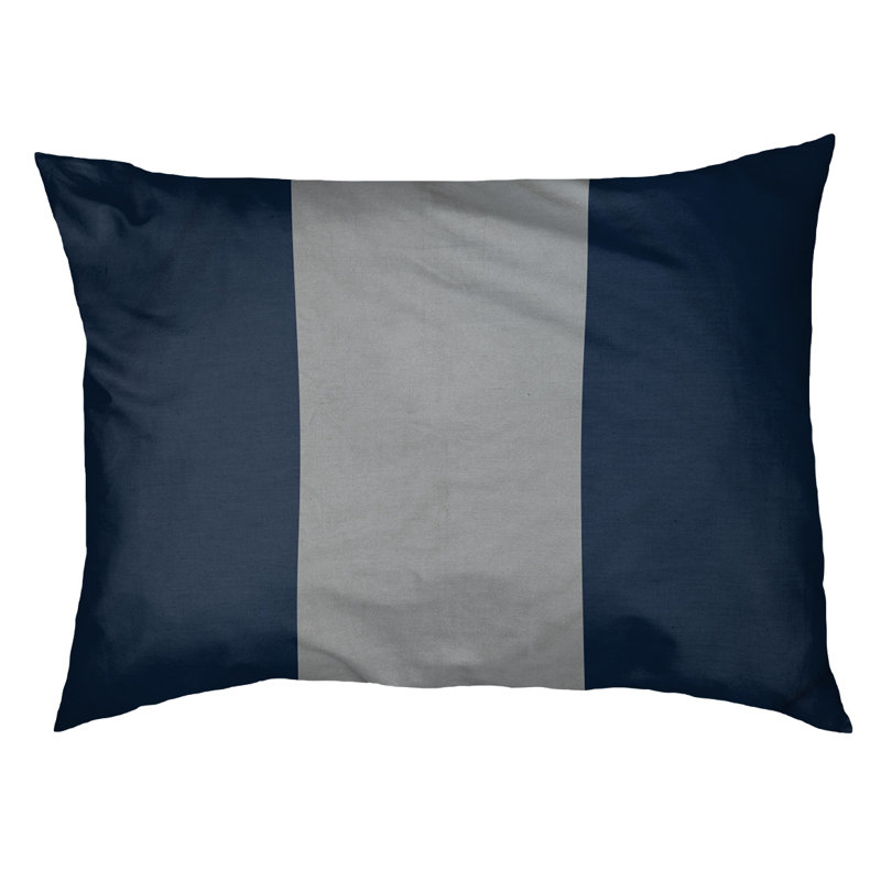 Golden State Polyester Pet Bed, Medium (28" W x 18" D x 6" H), Navy/Grey