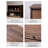 Solid Wood Slatted Shoe Storage Bench