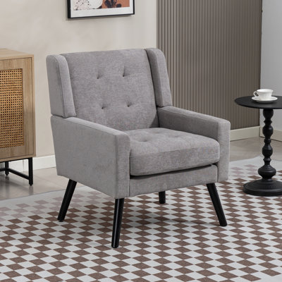 Fauteuil d'appoint 26,77 po Mid-Century Modern