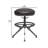Amenata Swivel Upholstered Adjustable Height Counter Stool with Metal Frame