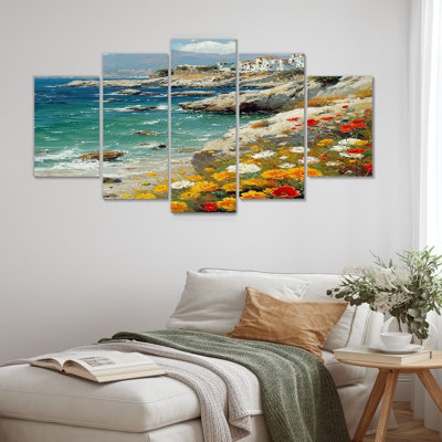 Ruvalcaba - Coastal Beach Sand Wall Art Decor Set 5 Piece