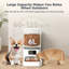 Mangeoire automatique pour chat, mangeoire pour animaux de compagnie Wifi avec commande APP pour chat / chien, distributeur d'aliments pour chat intelligent 6L, mangeoire pour chien avec alimentation programmée