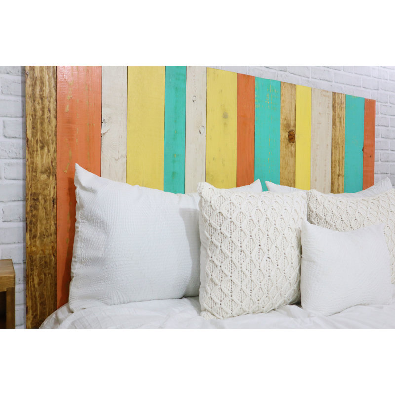 Davel Solid Wood Headboard, Summer Mix, Full / Double
