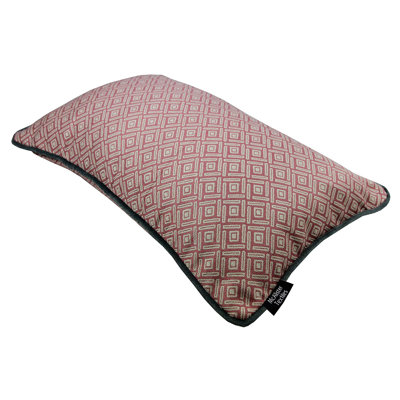 Hudepohl Geometric Rectangular Cushion