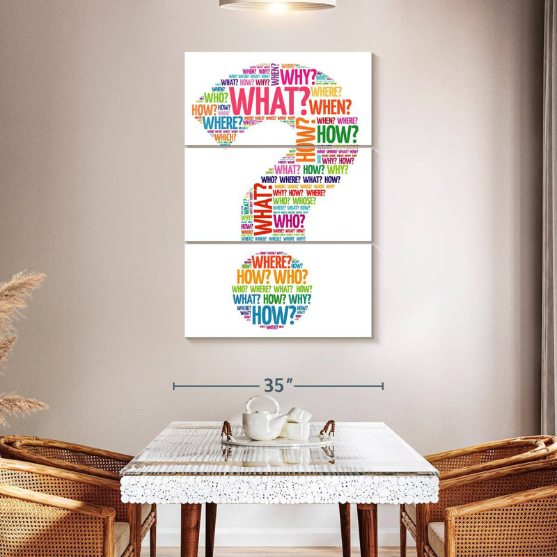 Keiri Question Mark, 50" H x 32" W