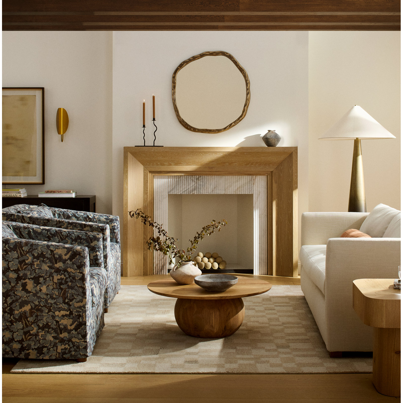 Iver Solid Wood Single Coffee Table, Natural