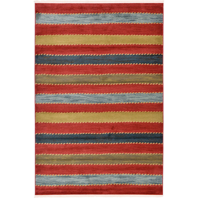 Frederica Abstract Indoor Rug, Rectangle 5' x 8'