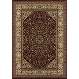 Palfrey Collection Red Traditional Area Rug