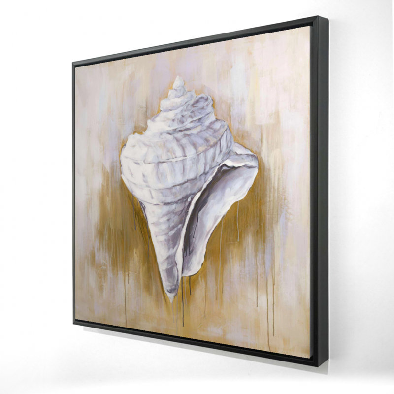 Toile encadrée Coastal Conical Shell - Décoration intérieure contemporaine