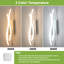 Silver 41Cm Adjustable Colour Temperature LED Wall Sconces