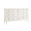 Ivory Key 9 Drawer Dresser