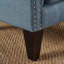 Fauteuil à oreilles capitonné Osvaldo-111312700