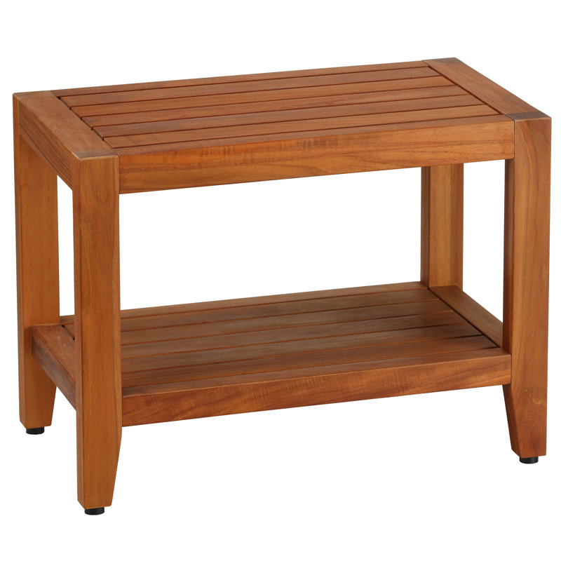 Boulton 24'' W Teak Shower Bench