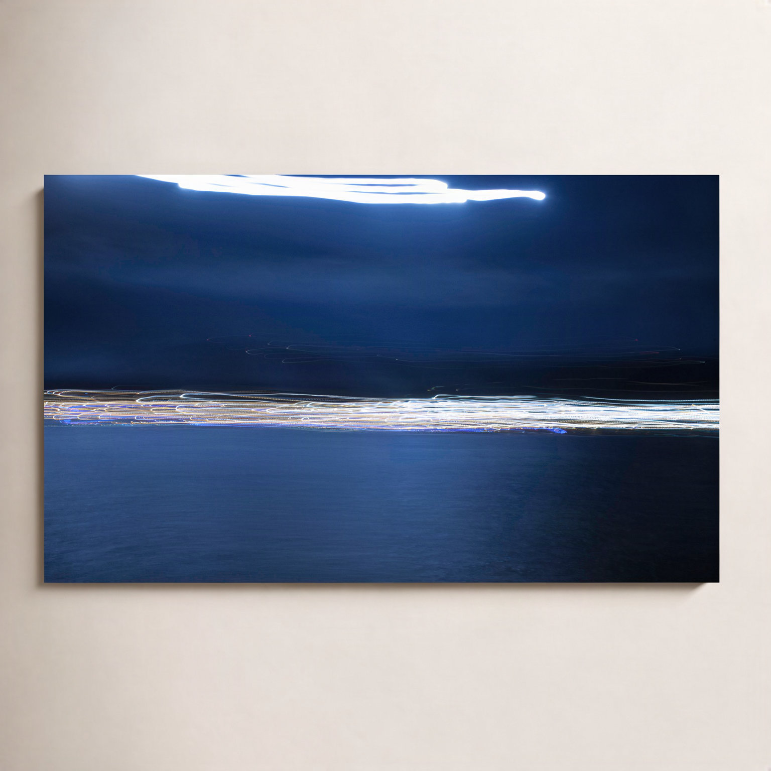 Electric Tartane 2 Print, 24" H x 36" W x 0.1" D, Paper, No Mat
