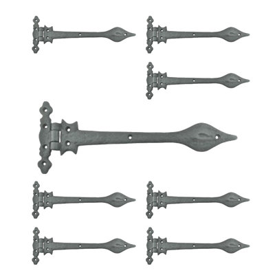 4.5" H x 0.7" W Strap Door Hinges