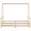 Kids Bed Frame Solid Wood Pine-376840382