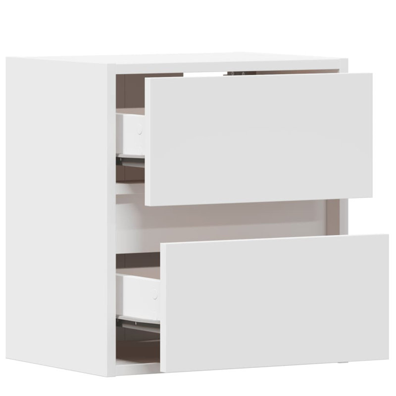 Coenraad 41cm W Bedside Table, White