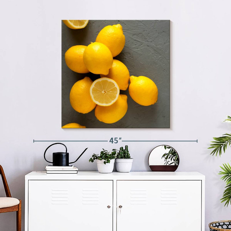 Yarlin Meyer Lemons, 30" H x 30" W