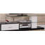 Ivana White & Black Finish TV Stand