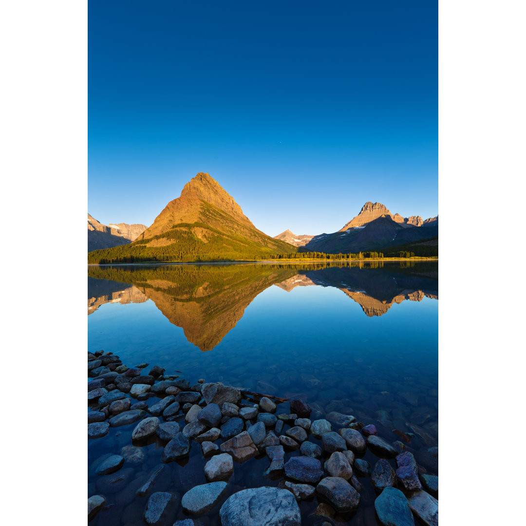 Leinwandbild Glacier National Park von Jazzberry Blue