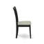 Ensemble de table de salle à manger 5 pièces pour 4 personnes comprenant une table de cuisine rectangulaire avec rallonge papillon et 4 chaises de salle à manger en tissu de lin, noir-1126426563-1126426560