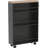 20-Inch Slim 4-Tier Rolling Utility Cart with Wheels, Narrow Kitchen and Bathroom Storage Organizer, Mobile Shelving Unit for Small Spaces-752595926