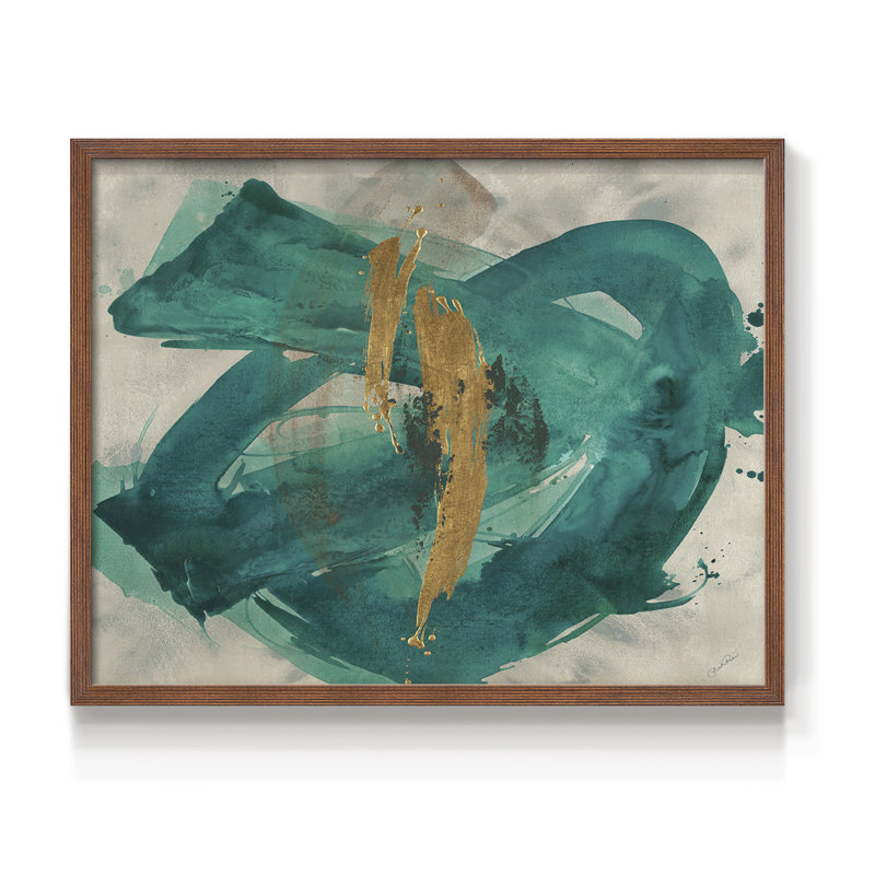 Nexus III -Framed Print - Restickable, 11" H x 14" W, Walnut