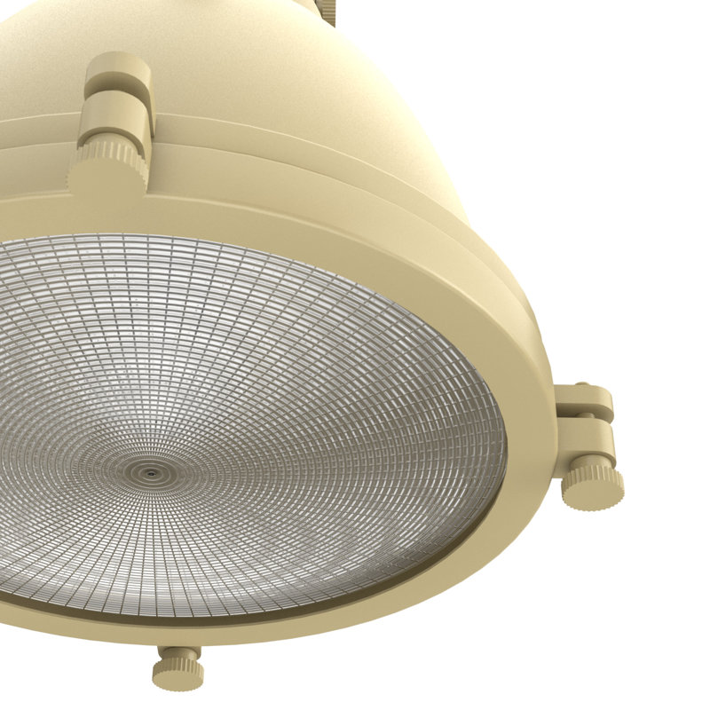 Bridgemoor 1 Light Dome Pendant, Modern Brass