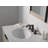 Velum Widespread Curved Bathroom Faucet 3 Hole, 2-handle Bathroom Sink Faucet with Drain Assembly-93657134