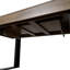 Rectangle Extendable Dining Table For 6-10 People Aged Effect Wood And 160-200 Cm-125149204