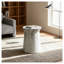 Tables de bout d'extérieur en ciment pour patio, table d'appoint de jardin en faux terrazzo, petite table d'appoint ronde moderne pour l'extérieur, tabouret de jardin en souche d'arbre pour l'intérieur et l'extérieur