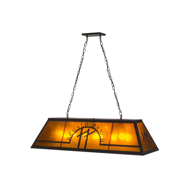 9 - Light Timeless Bronze Pool Table Lights Pendant