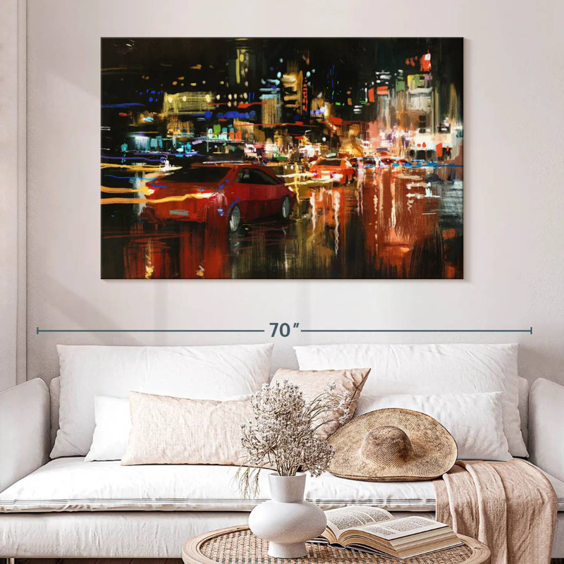 Mehar LA Night Rush, 34" H x 51" W
