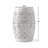 Lace Cut Metal Barrel Shape Accent Table-850518352
