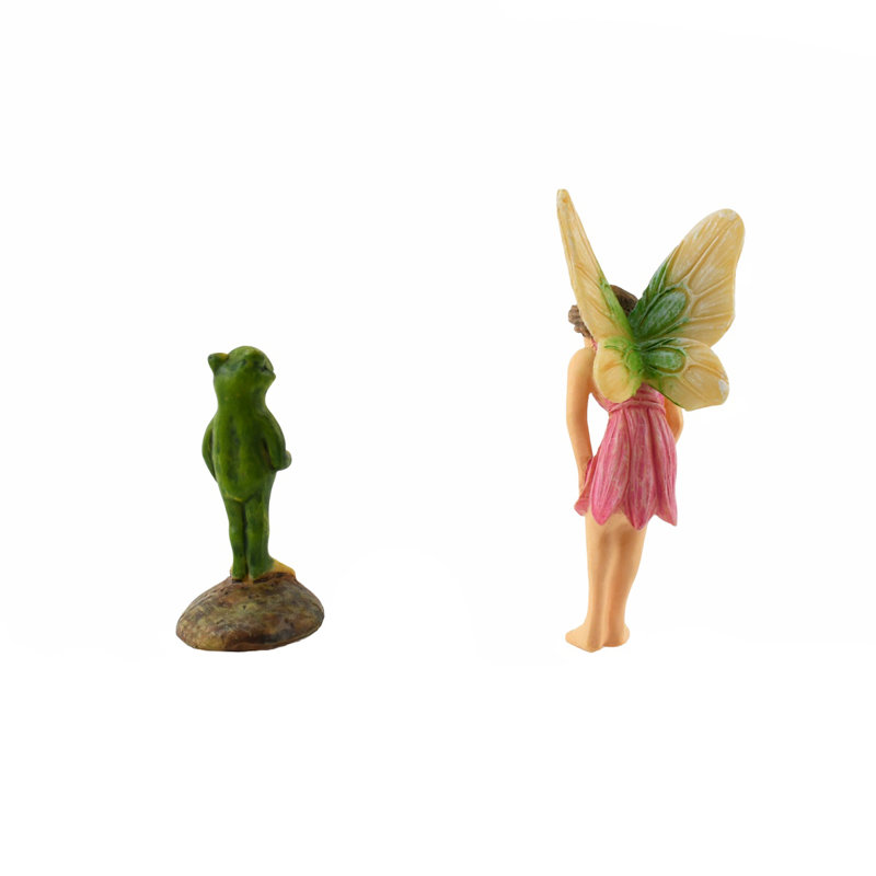 Ensemble de jardin fée 2 pièces princess grenouille prince Retha