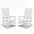 HDPE Patio Rocking Chair Set of 2-96694406