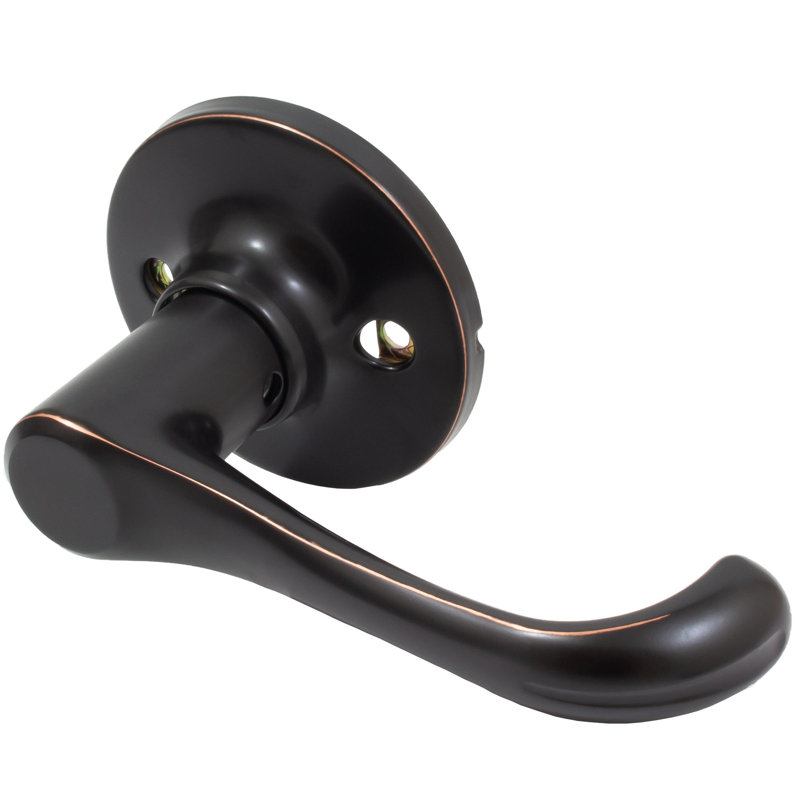 Memphis Single Dummy Door Lever, Vintage Bronze