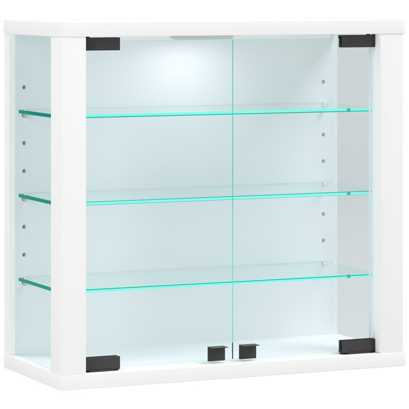Cecilius Display Cabinet, White