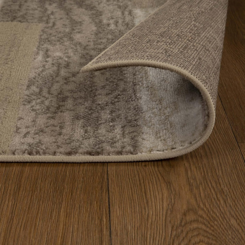 Tapis d'intérieur moderne Elwine, Tapis de couloir 2 pi 7 po x 8 pi
