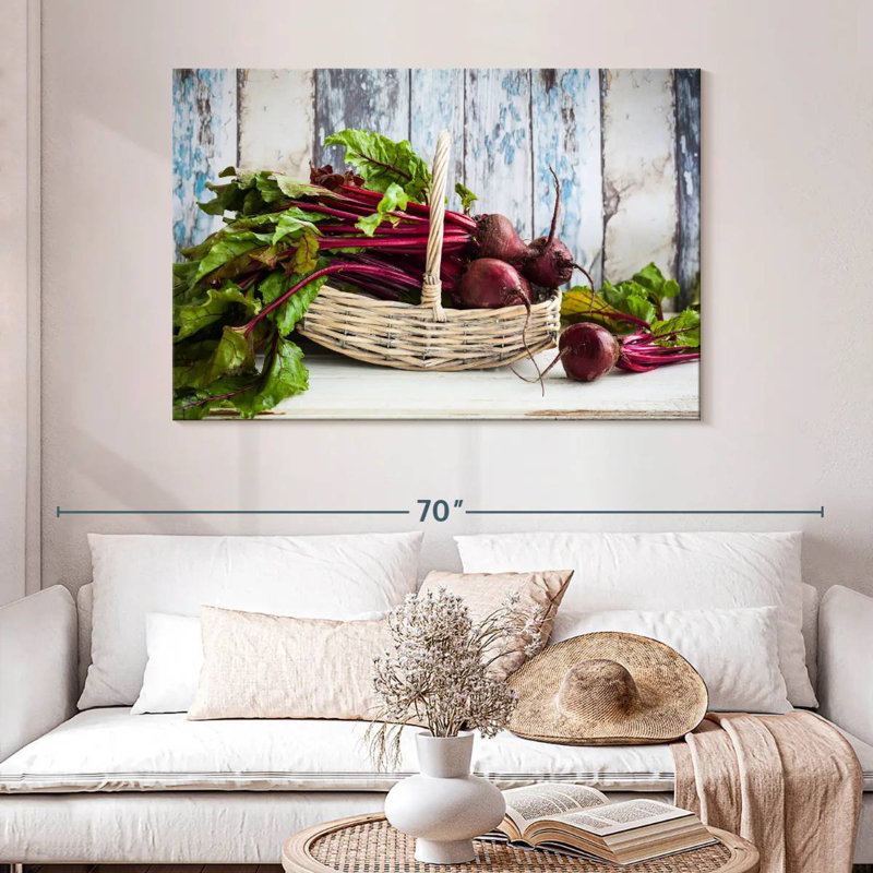 Yarlin Beetroot, 32" H x 48" W