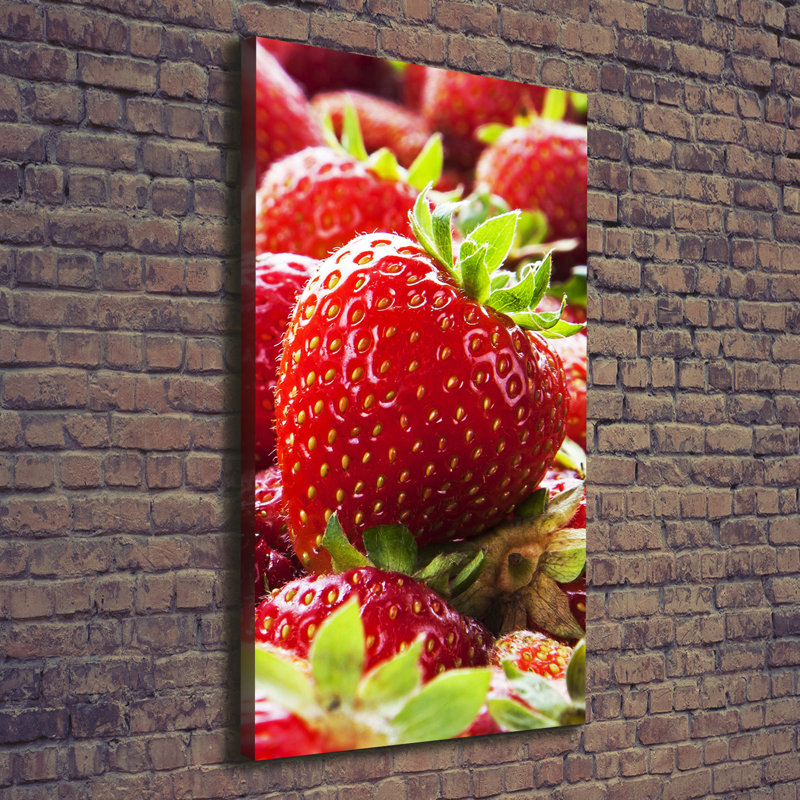 Strawberries - Wrapped Canvas Print