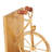 Metal Bike Decorative Bookends with Wood Accents Set-413687395