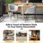 44cm H Polyester Blend Upholstered Metal Armchair-93548320