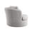 Thamm Upholstered Swivel Chair with Throw Pillows