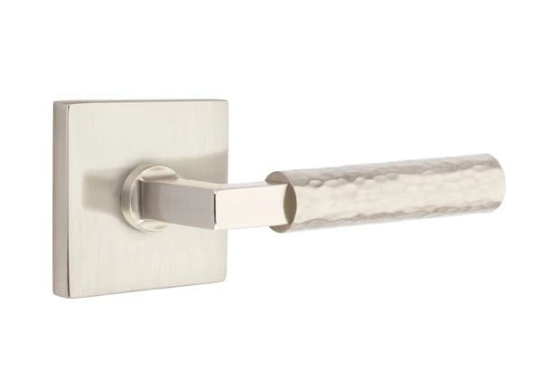 Privacy Door Lever, Right, Satin Nickel
