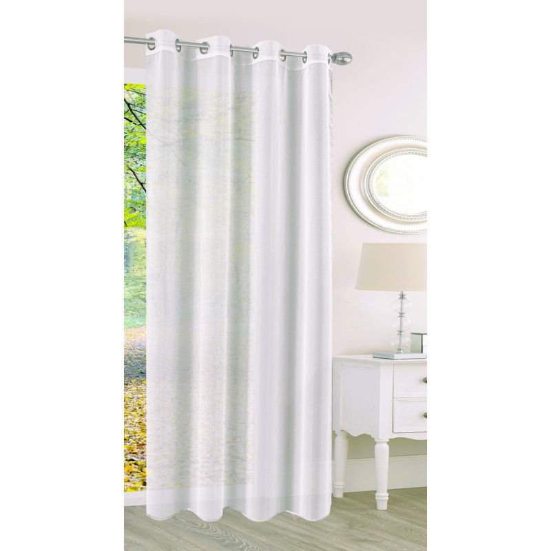 (54 po x 84 po) Panneau d'anneau transparent - blanc uni, L 54 po x L 84 po