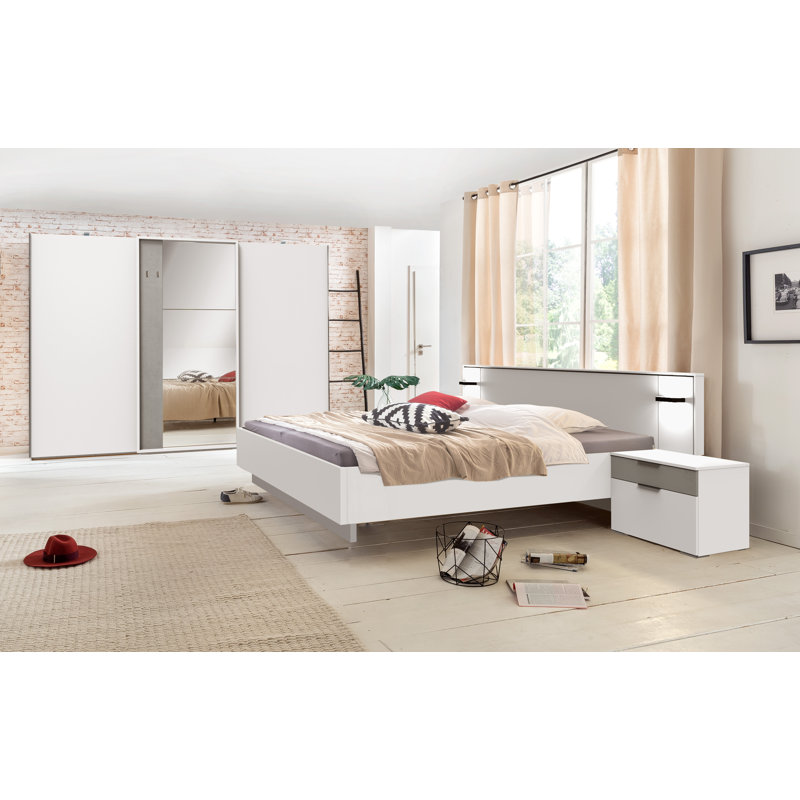 Chicago 116cm W Metal Bedside Table